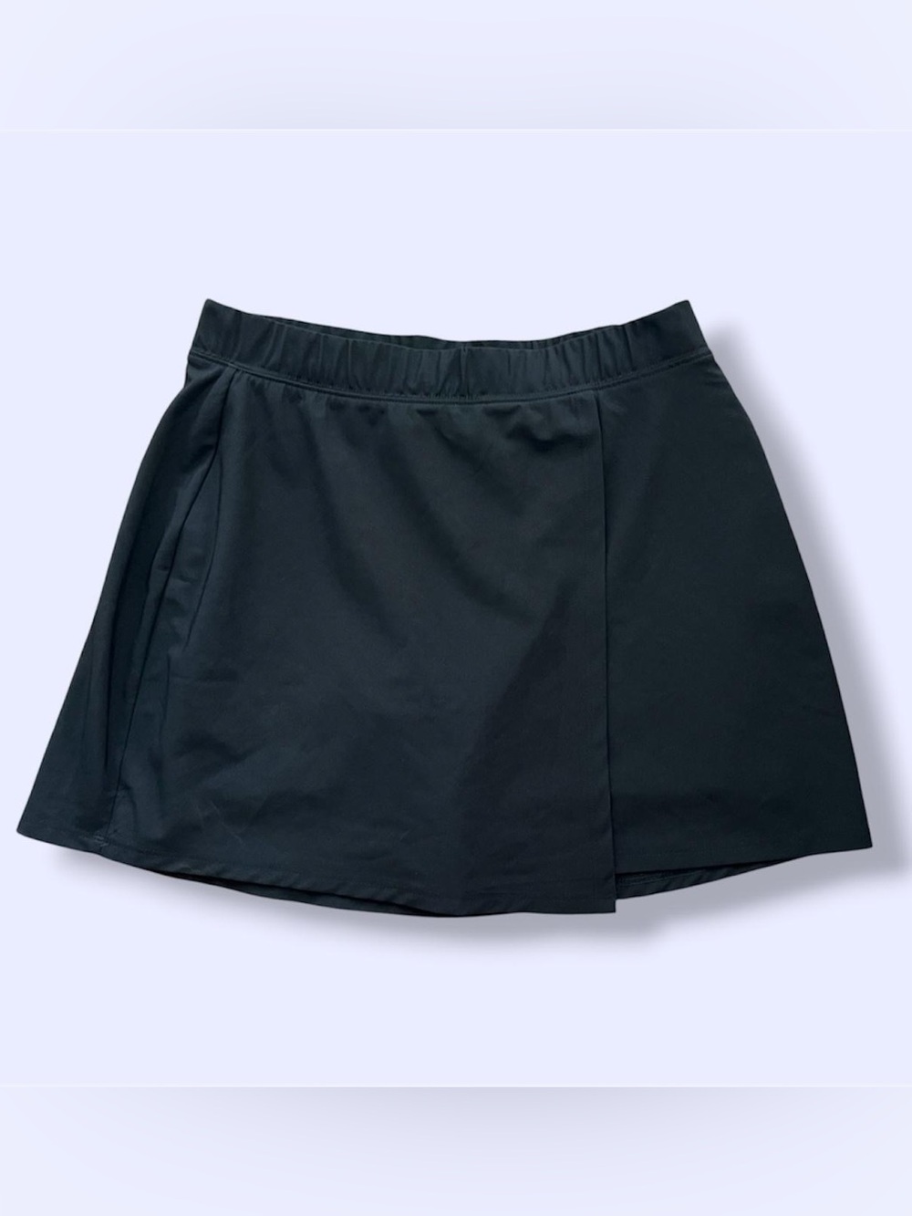 Abercrombie and Fitch black athletic skirt with built-in biker shorts underneath